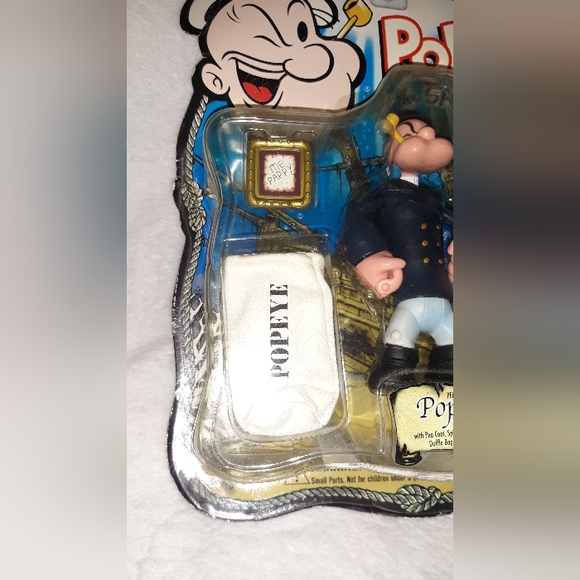 Popeye The Sailor Man Action Figure! Includes 5 accessories 2001 MEZCO TOYS New - Picture 5 of 12